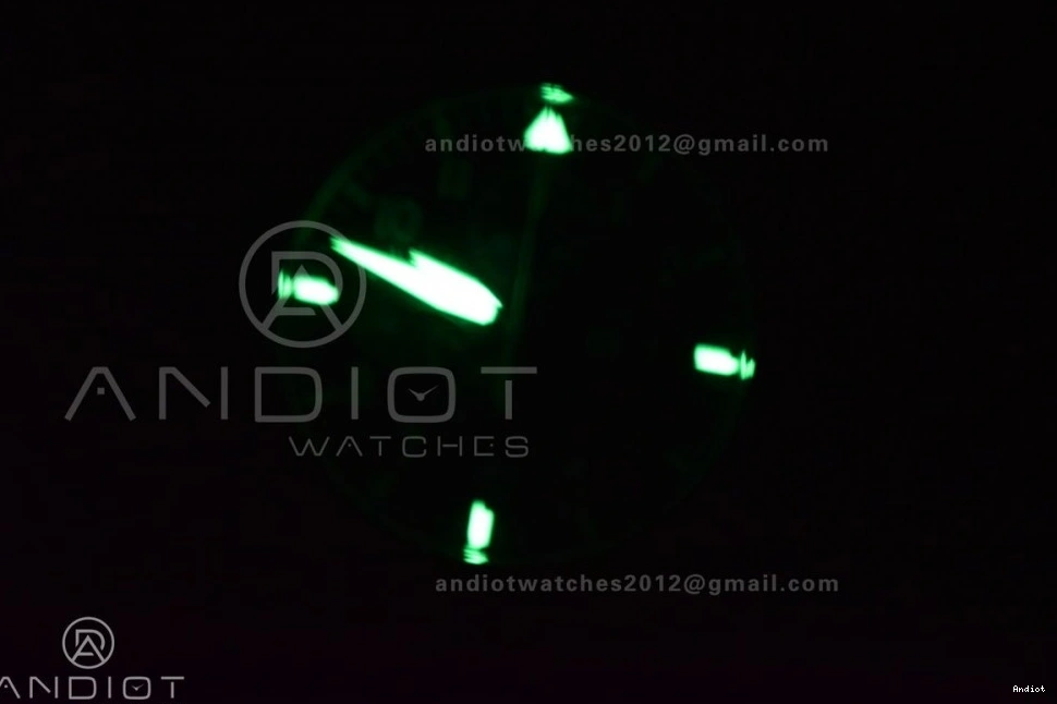 Strap Edition Green on 1:1 ZF Dial Brown V2 Pilot Chronograph A7750 IW377726 Leather Best 0408